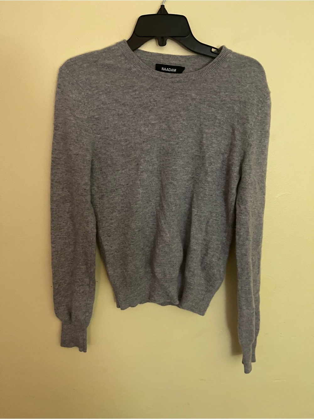 NAADAM Women’s Grey 100% Crewneck Cashmere Sweater Size XS